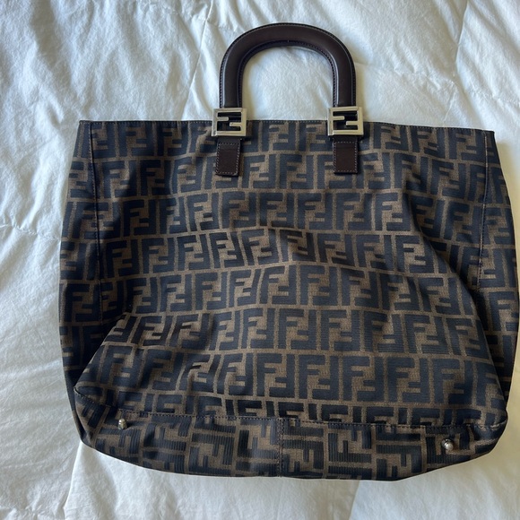 Fendi Zucca Monogram Tote - Picture 2 of 11
